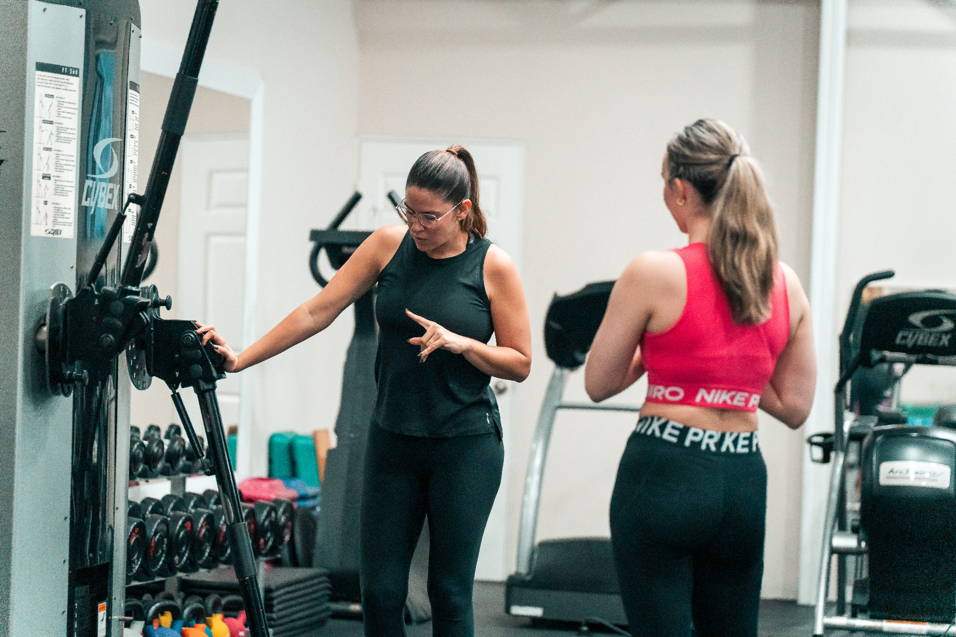 Sesión de entrenamiento personal
